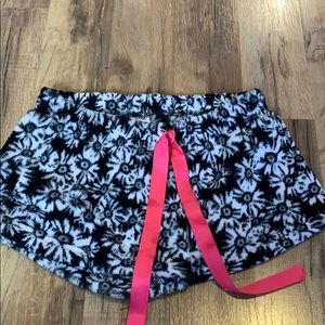 Fluffy sleep shorts